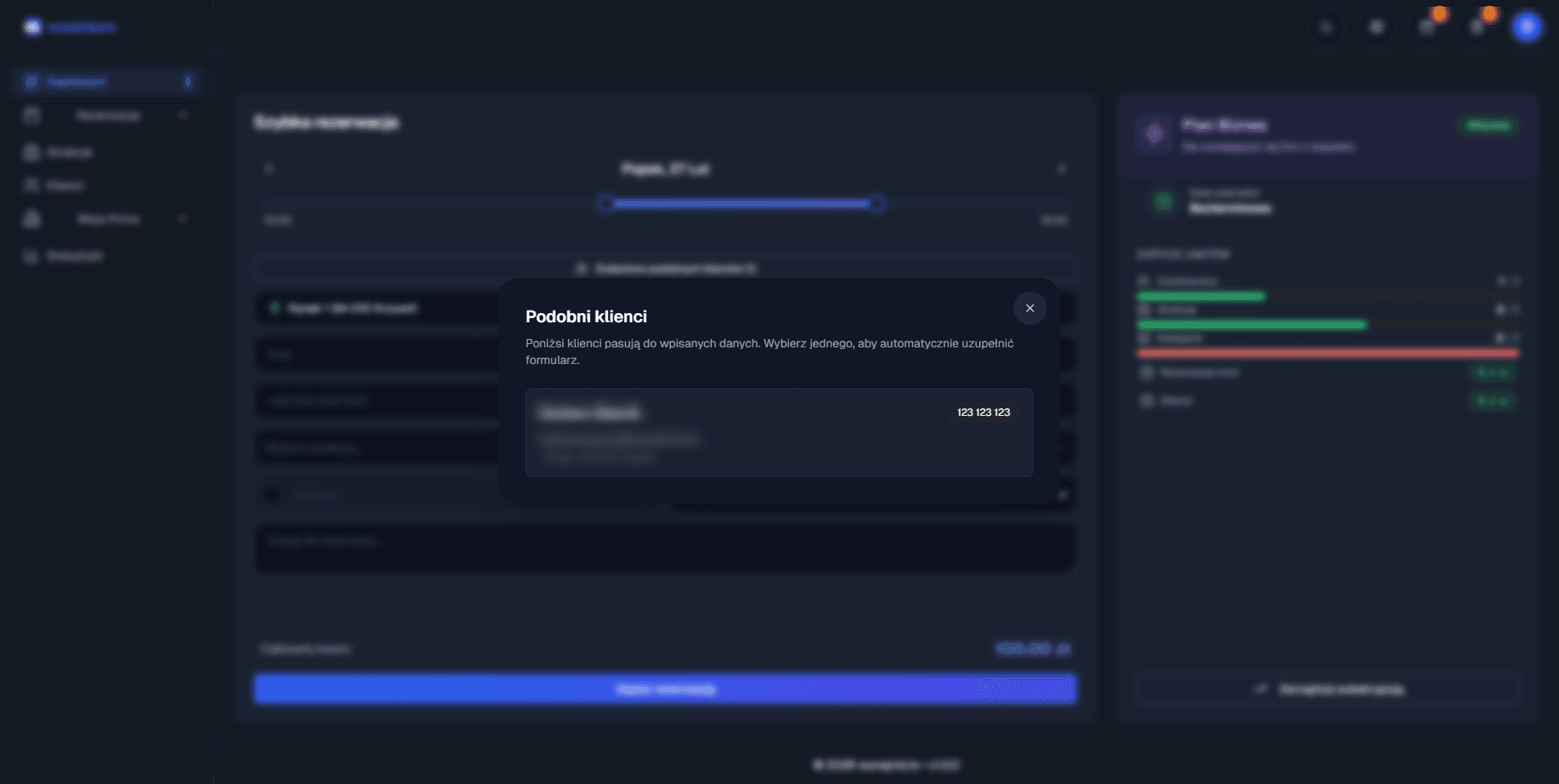 Automatyczne dopasowanie klienta