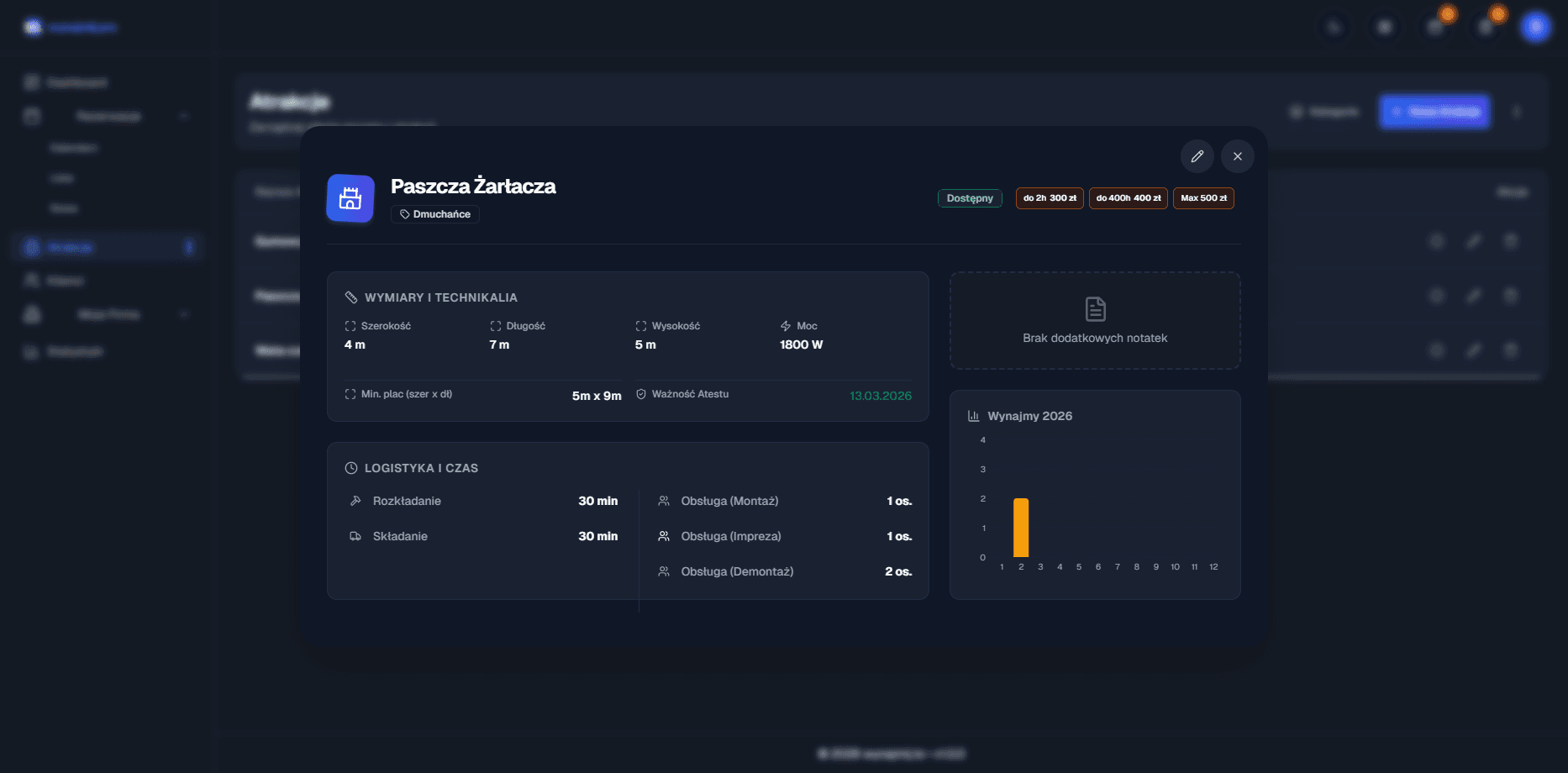 Wizytówka Twojego sprzętu